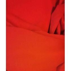 Teplákovina - počesaná červená